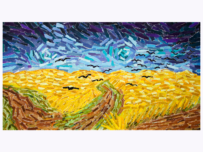 van gogh wheat field